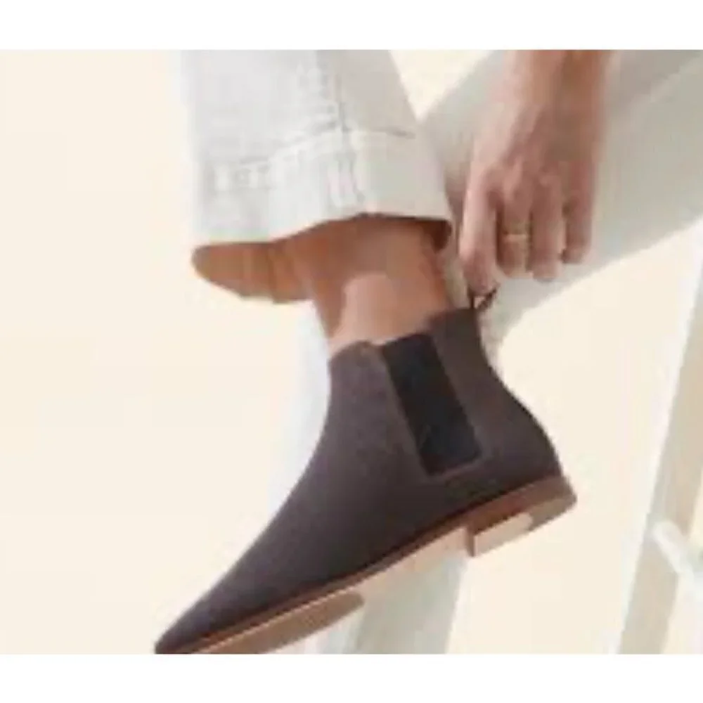 Rothy’s Like new The merino ankle boots in chocolate , Size 8.5